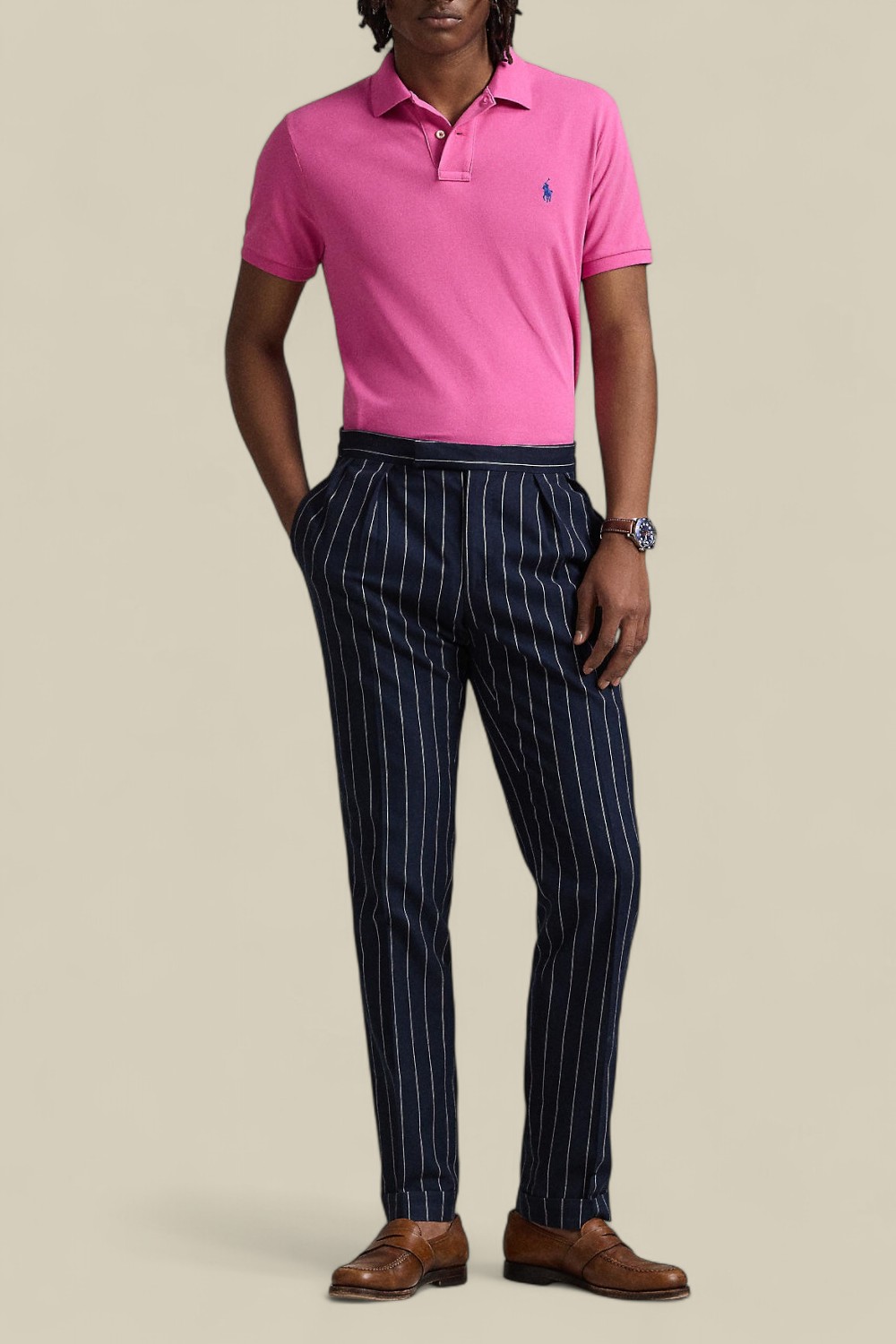 תמונת כל הלוק של חולצת פולו סלים פיט